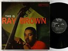Ray Brown - This Is Ray Brown LP - Verve - MG V-8290 Mono DG VG+
