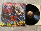 Iron Maiden The Number of Beast Harvest Label LP 1982 Original Pressing VG++