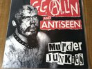 GG Allin + Antiseen Murder Junkies Yellow Vinyl 2003 TKO Scum