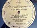 1932 RCA VICTOR PROGRAM TRANSCRIPTION 33-1/3 record JACK HYLTON Goodnight Sweet