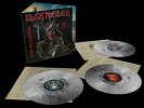 Iron Maiden Senjutsu INDIE SILVER / BLACK / WHITE vinyl 3 LP in tri-fold sleeve