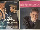 2 x Billy Fury LP's - I've Gotta Horse / Best Of Billy Fury Ace Of Clubs.
