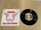 The Beatles Paul McCartney Germany Capitol  45 record SILLY LOVE SONGS 1976 PS