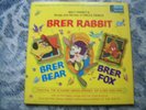 WALT DISNEY'S SONGS AND STORIES OF UNCLE REMUS-BRER RABBIT VINYL ALBUM