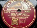 1922/ COMEDIAN HARMONISTS-Creole love call-Night and day-KLASSE-78rpm Schellack