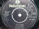 Very RARE Beatles All My Loving EP Gramophone Rim, No Polo Rings, Knife Edges