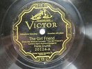 Frank Crumit - VICTOR 20124 - The Girl Friend & Mountain Greenery