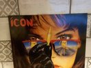 ICON -Right Between The Eyes. Vinyl Lp Megaforce 1989 vgc