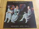 Black Sabbath, Heaven and Hell, Used Vintage Vinyl Lp Vertigo Spaceship Exc.