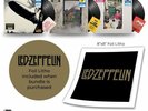 LED ZEPPELIN 3 LP VINYL EXCLUSIVE BUNDLE I IV PRESENCE BACKSTAGE PASSES & LITHO