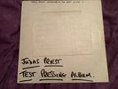 JUDAS PRIEST 79 UNLEASHED IN THE EAST WHITE LABEL TEST PRESSING WITH INFO SHEET.