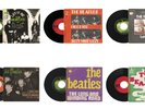 THE BEATLES - 6 x French Singles (Various Titles)