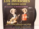 Los Invasores De Nuevo Leon: Los Nuevos Corridos Norteños Rare LP Record