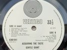 GENTLE GIANT ACQUIRING THE TASTE 1971 UK 1st press VERTIGO SWIRL LP SUPERB COPY