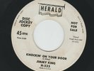 ROCKABILLY bw TEEN - JIMMY KING - KNOCKIN' ON YOUR DOOR -  HEAR- 1959 DJ HERALD