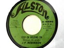J.P. ROBINSON 45 Keep On Holding On /Hot Love ALSTON Rc '70 HEAR Miami Soul FUNK