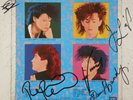 RARE SIGNED AUTOGRAPHED COPY PSEUDO ECHO*LOVE AN ADVENTURE*1985 OZ ROCK LP NM/MT