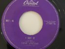 GENE VINCENT - I Got It / Dance To The Bop - RARE MEXICO PRESS 45