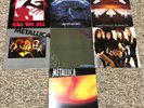 METALLICA KILL 'EM ALL RIDE THE LIGHTNING UNFORGIVEN HEAVY METAL 6X VINYL LP LOT