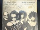 RICHARD HELL AND THE VOIDOIDS ‎– Blank Generation, ORIGINAL 1977 US 45 SIGNED