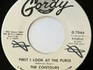 CONTOURS First I Look At The Purse GORDY 45 northern soul Promo NM 7