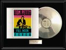 TOM PETTY FULL MOON FEVER WHITE GOLD SILVER PLATINUM TONE RECORD ALBUM LP