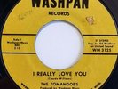 The Tomangoes. I really love you.  Washpan. Wigan Casino Northern Soul. Reissue