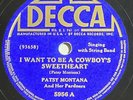 Patsy Montana - I Want To Be A Cowboy's Sweetheart/I'll Keep Wishing, Decca 5956