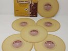 6, 8” Blank Records Wilcox-Gay Recordio Discs Double Faced Fibre Fiber Base A-28