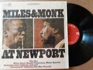 MILES and Monk at Newport  LP John Coltrane Miles Davis 2 Eye Label Shrink