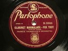 JAZZ FRANKIE TRUMBAUER BIX BEIDERBECKE Singin' The Blues PARLOPHONE R3323 E+