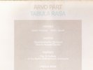 ARVO PÄRT TABULA RASA-GIDON KREMER&KEITH JARRETT.