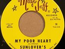 Northern Soul 45 Sunlover's-My Poor Heart/This Love Of Ours Mutt & Jeff 18 HEAR