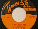 Young Ones I Only Want You Over The Rainbow 45 Record Single Acappella Doo Wop