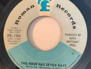 GARAGE PUNK The Shays THIS HOUR HAS SEVEN DAYS Roman 45 rare Canadian Toronto