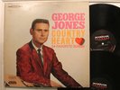 George Jones 2-Disc Lp Country Heart 24 Favorite Songs On Musicor - Vg++ To Nm /