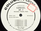 MICHAEL RABIN / PAGANINI Caprices Op. 1 COLUMBIA ENTRE RL 6633 3F/1E WLP promo