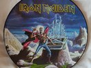 Picture disc shape heavy  meatal hardrock rock iron maiden rare 80er Lp