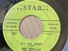 VERY RARE DOO WOP  JERRY SHEELY & THE VERSATILES  its all over  STAR 220  GREAT