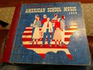 American National Red Cross American School Music 1949 Blue Vinyl Records 78 RPM