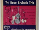 Dave Brubeck Trio-Distinctive Rhythm Instrumentals-Fantasy 3-4-10 INCH