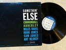 CANNONBALL ADDERLEY: Somethin' Else LP Blue Note Liberty Miles Davis