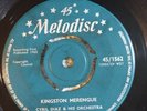 Cyril Diaz & His Orchestra. Kingston Merengue UK 7