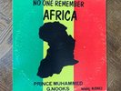 LP PRINCE MUHAMMED & G.KNOOKS NO ONE REMEMBER AFRICA REGGAE M2369