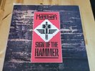 Manowar Sign Of The Hammer LP 1984 1st UK Virgin pressing Vinyl Exc