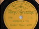 Ramblin' Tommy Scott 78rpm - Macy's 116 - Tennessee / Rosebuds & You - (E-)