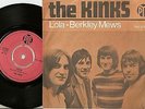 THE KINKS LOLA & BERKLEY MEWS DANISH 45+PS 1970 MOD FREAKBEAT GARAGE PSYCH BEAT