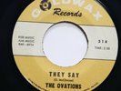 OVATIONS - ME AND MY IMAGINATION / THEY SAY - SOUL 45