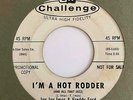 Hot Rod Rock 45 JAY JAY IMUS & FREDDY FORD I'm A Hot Rodder/The Boogala HEAR