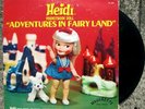 1965 Heidi Pocketbook Doll Adventures in Fairy Land LP Majorette Records M-302
